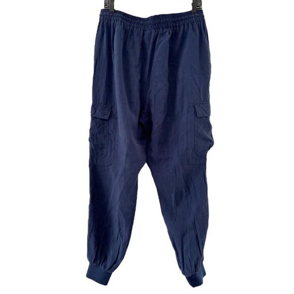 INC International Concepts Utility Jogger Pant Blue Stretch Pockets - Picture 4 of 13